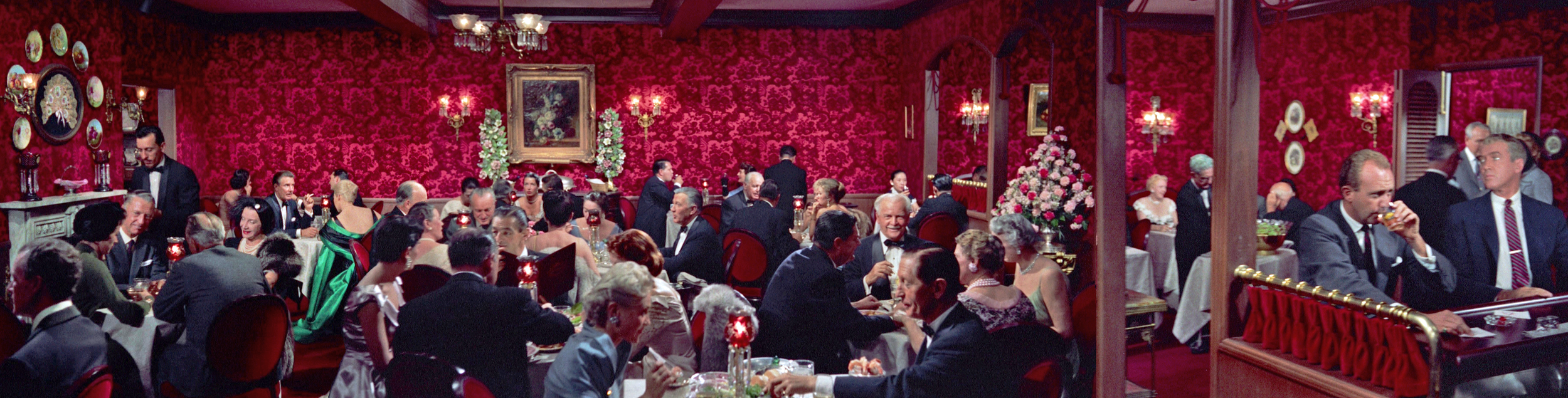 An example of Hitchcock's contrasting color palette.